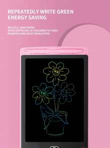 6.5 Inch Color Handwriting Tablet Drawing Tablet - Pink - View 4