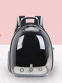 1pc Portable Pet Carrier Bag - Black - View 3