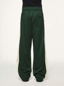 INFLATION Męskie spodnie sportowe retro z taśmą, luźne, casualowe, na jesień