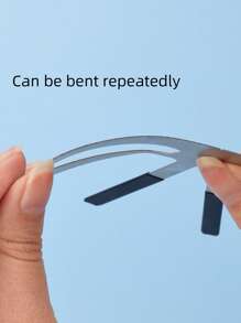 Quy tắc xăm lông mày, 1 thước đo cân bằng thép không gỉ mở rộng hình dạng stencil Vị trí tỷ lệ thước đo cho người mới bắt đầu Công cụ đo lông mày - Bạc - Xem 5