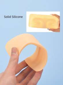 1pc Tattoo Practice Skin, Microblading Latex Skin Sheet, With 1pc Manual Microneedle Pen, For Permanent Makeup Eyebrow, Eyeliner, Lip Tools - Multicolor - View 4