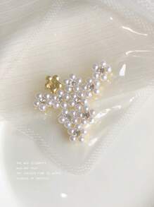 美甲装饰 3D 珍珠、圆形、尖头水钻、金属水钻、凤凰、心形、朋克 DIY 设计，适合家庭、户外、女性、女孩、母亲、姐妹、妻子、婚礼、美甲沙龙、美容院、情人节指甲饰指甲宝石美甲用品指甲 - 彩色 - 查看 3