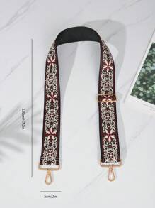 Dây đeo túi họa tiết cổ điển 5Cm Dây đeo có thể điều chỉnh Dây đeo vai phù hợp - Nhiều màu - Xem 5