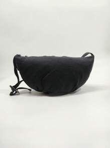 黑色休閒風格包帶吊墜配件 - 黑色 - 查看 3