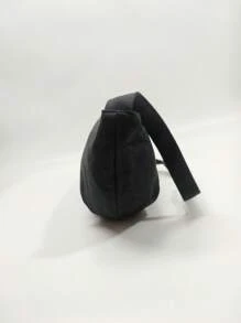 黑色休閒風格包帶吊墜配件 - 黑色 - 查看 4