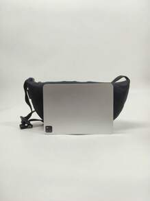 黑色休閒風格包帶吊墜配件 - 黑色 - 查看 6