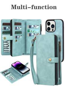 磁性PU皮革翻蓋手機殼兼容Google Pixel手機殼 - 藍色 - 查看 7