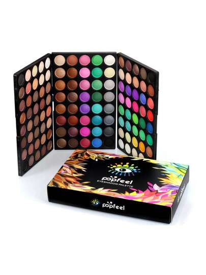 Paleta de sombras de ojos 3 en 1, bandeja de sombras de ojos mate con brillo nacarado de larga duración Y2K