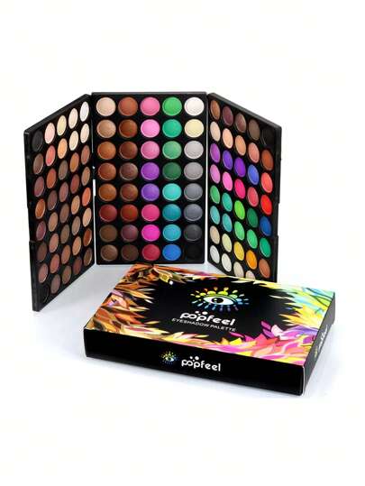 3 合 1 眼影盤，珠光微光持久眼影霧面眼影盤 Y2K