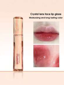 水感鏡面唇彩，持久保濕液體唇膏不黏杯光澤唇釉 - 408 Berry Red - 查看 1