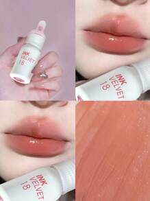不掉色唇彩奶瓶設計滋潤持久液體唇膏
