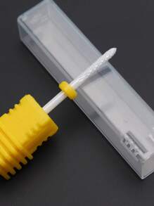 美甲拋光頭套件，3入組不銹鋼指甲鑽頭套裝