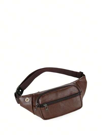 Men's Casual Solid Color Waist Bag/Fanny Pack College Bag Summer Medieval Dad Vintage Bag Freshman For Books Multi-Functional Dorm University Gifts For Men Fall Christmas Scream Men Bag Belt Bag Travel Bag Sling Bag For Men Funny Gifts Purse Holiday Thanksgiving Chest Bag For Men Side Bags For Men Satchel Bag Leather Bag Hobo Bag Travel Essentials Retro Bag Holiday Essentials Fanny Pack Winter Brown Bag Vintage School Vacation Gift Bag Bag Pack Spring Vintage Bags School Supplies Pouch Festival