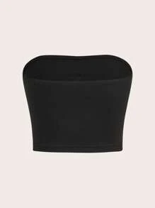 ROMWE Grunge Punk Áo nữ Hình học Giải trí - màu đen - Xem 2