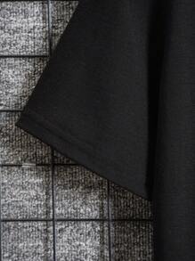 Manfinity Homme Bộ hai mảnh Nam - màu đen - Xem 4