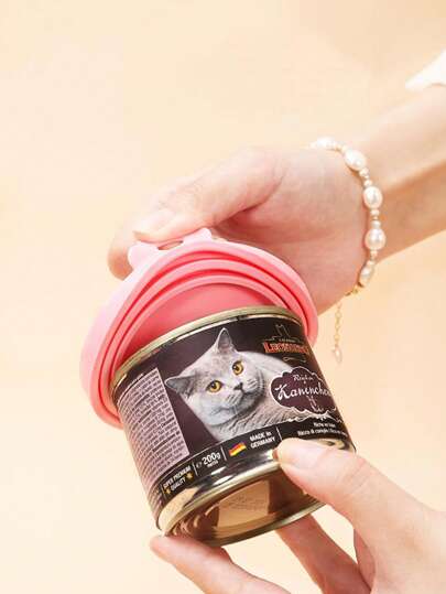 1 Stück Dosendeckel Zufällige Farbe für Haustier für Haustier Essen Frische Aufbewahrung