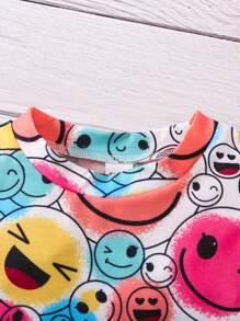 Toddler Girls Cartoon Graphic Tank Top - Multicolor - View 3