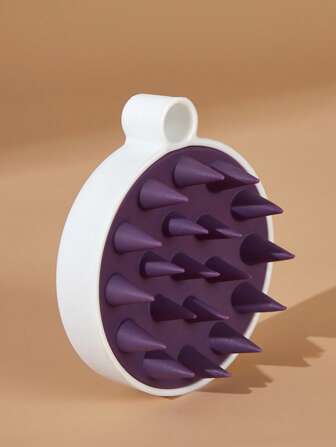 1入組多色頭皮清洗刷,具有按摩和止癢功能