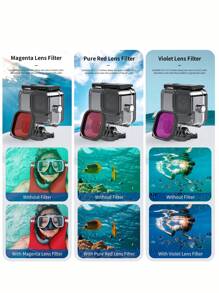 Waterproof Case Compatible With GoPro Hero 9/10 - Black - View 3