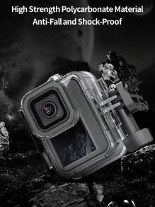 Waterproof Case Compatible With GoPro Hero 9/10 - Black - View 8