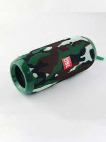 T&G TG117户外防水便携式无线柱形音箱，支持TF卡、FM收音机、AUX输入 - 軍綠色 - 查看 7