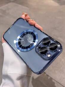Funda magnética para teléfono compatible con iPhone 15/15Pro/15Plus/15Promax - Azul - Ver 3