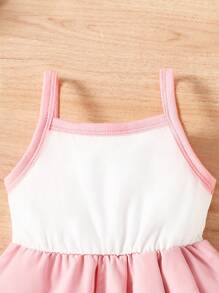 嬰兒雙排釦襯衫和吊帶連衣裙套裝 - 彩色 - 查看 6