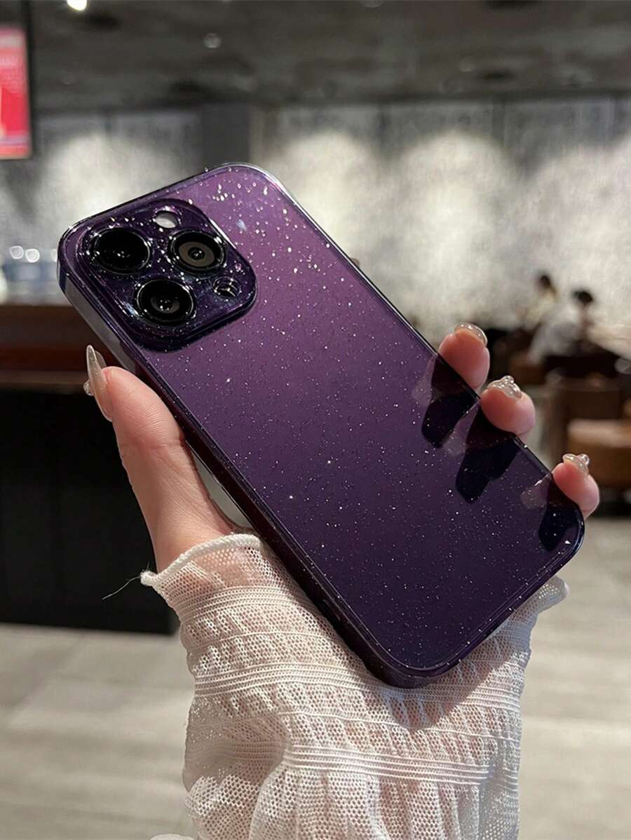 Ombre Glitter Phone Case - Lilac Purple - View 1