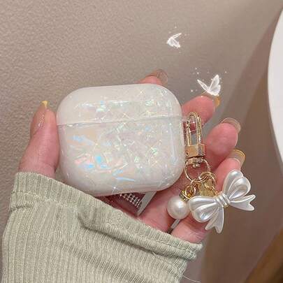 兼容 4 和 Pro 3，奢华时尚的贝壳蝴蝶耳机盒