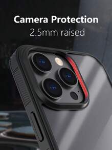 Habyby 黑色透明手机壳 硬质 PC 背面 防震 不变黄 外壳 兼容 11/ 兼容 13/ 兼容 14/ 兼容 15/ 兼容 12 - 黑色 - 查看 5