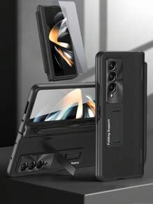 Vỏ điện thoại có thể gập lại với giá đỡ vô hình - màu đen - Xem 2