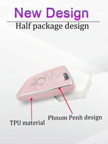 1 Vỏ chìa khóa ô tô chống rơi Tương thích với BMW - Hồng - Xem 5