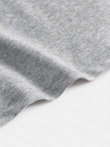 Tseoso Top de tirantes sólido - Gris Claro - Ver 4