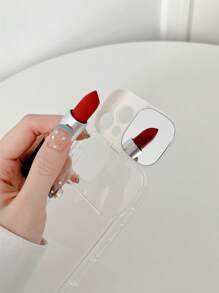 Vỏ điện thoại trơn có gương gập - Trong sáng - Xem 2