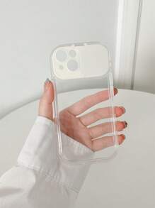 Vỏ điện thoại trơn có gương gập - Trong sáng - Xem 4