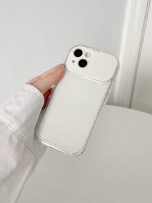 Vỏ điện thoại trơn có gương gập - Trong sáng - Xem 5