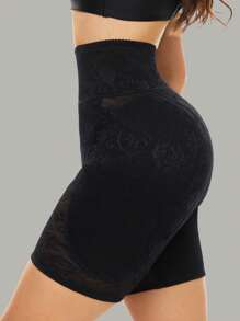 Quần short định hình có ren hoa có thể tháo rời - màu đen - Xem 3