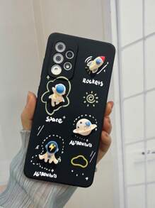 Vỏ điện thoại trang trí hình phi hành gia hoạt hình - Nhiều màu - Xem 3