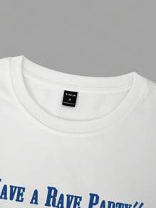 Manfinity Hypemode Áo thun nam - trắng - Xem 5