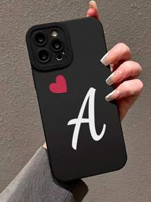 字母圖案手機殼相容於iPhone15/15Plus/15Pro/15Promax - 彩色 - 查看 1