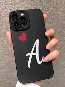 字母圖案手機殼相容於iPhone15/15Plus/15Pro/15Promax - 彩色 - 查看 3