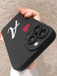 字母圖案手機殼相容於iPhone15/15Plus/15Pro/15Promax - 彩色 - 查看 4