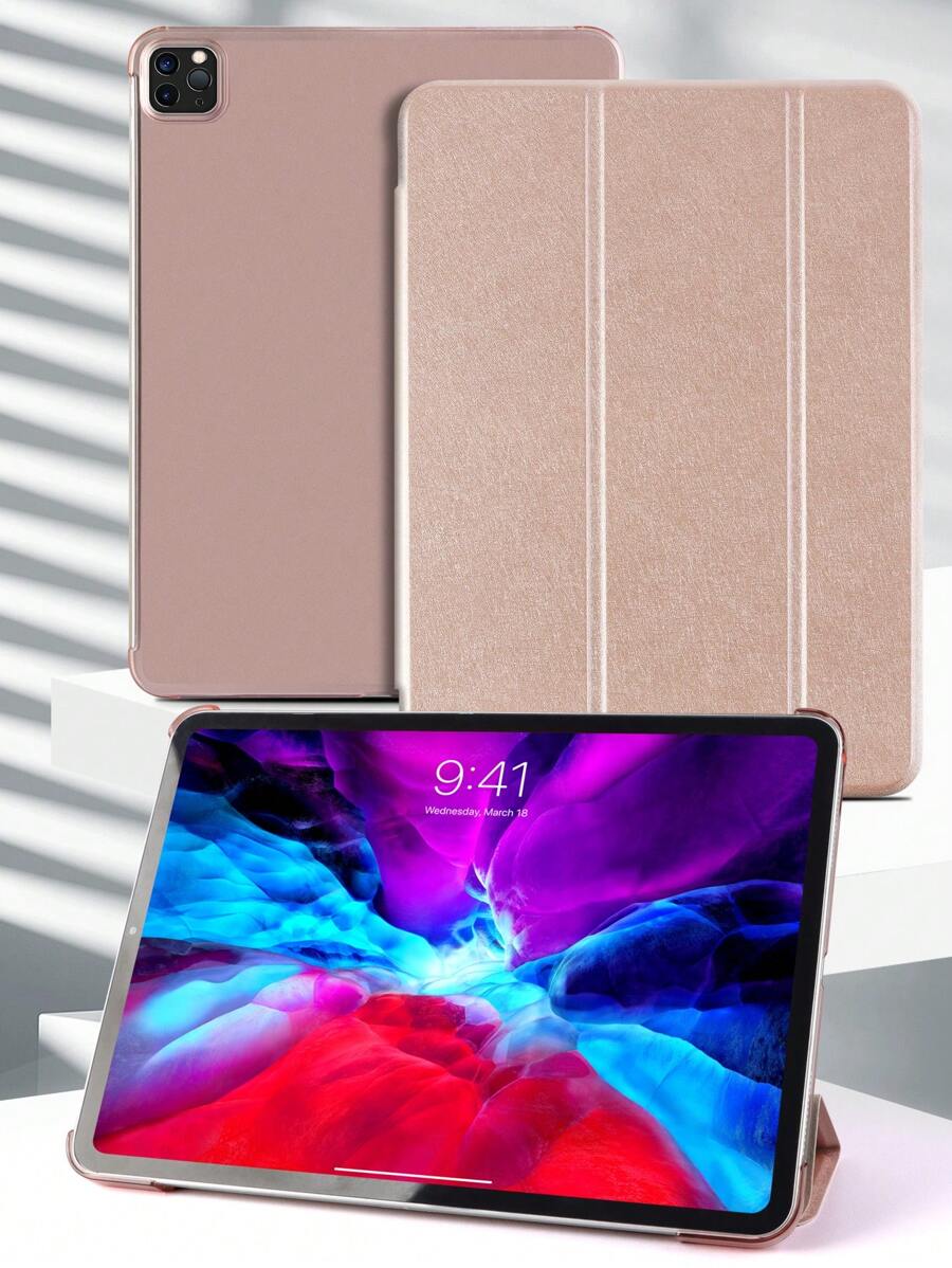 Anti-scratch Case Compatible With iPad - Rose Gold - View 1