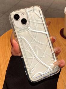 Vỏ điện thoại thiết kế thời trang rõ ràng Line Art để sử dụng hàng ngày - Trong sáng - Xem 2