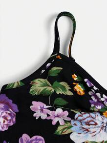 SHEIN 女大童印花吊帶上衣 - 彩色 - 查看 4