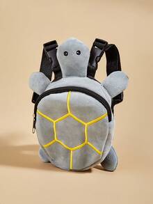 1入組烏龜設計寵物可愛灰色的滌綸寵物包適用於寵物 - 灰色 - 查看 2