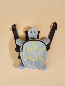 1入組烏龜設計寵物可愛灰色的滌綸寵物包適用於寵物 - 灰色 - 查看 4