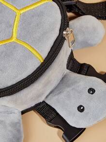 1入組烏龜設計寵物可愛灰色的滌綸寵物包適用於寵物 - 灰色 - 查看 6