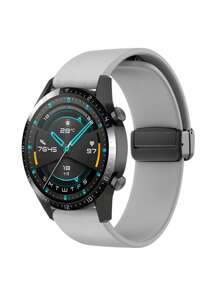 矽膠磁性錶帶兼容三星手錶 - 淺灰色 - 查看 2