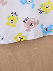 Manfinity Hypemode Men Cartoon Graphic Tank Top - White - View 3